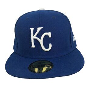 Kansas City Royals New Era 59FIFTY Authentic Collection Fitted Hat Cap 7 3/8